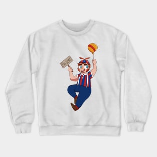 Balloon Boy Transparent Crewneck Sweatshirt